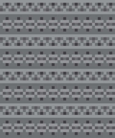 Black and White Christmas fair isle pattern background for fashion textiles, knitwear and graphicsのイラスト素材