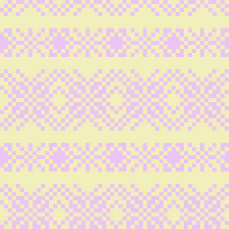 Pastel Christmas fair isle pattern background for fashion textiles, knitwear and graphicsのイラスト素材