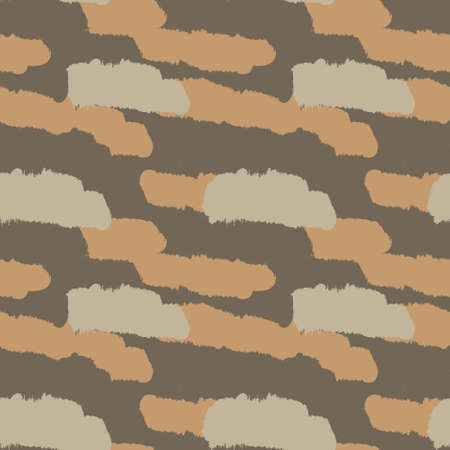Brown Brush stroke fur pattern design for fashion prints, homeware, graphics, backgroundsのイラスト素材