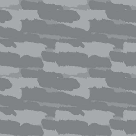 Black and White Brush stroke fur pattern design for fashion prints, homeware, graphics, backgroundsのイラスト素材