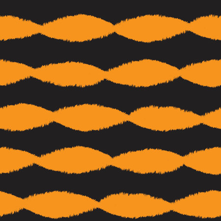 Orange Brush stroke fur pattern design for fashion prints, homeware, graphics, backgrounds
