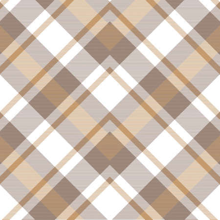 Brown Chevron Plaid Tartan textured pattern design suitable for fashion textiles and graphicsのイラスト素材
