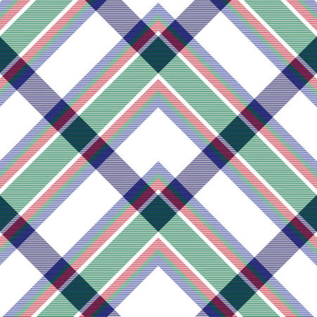 Christmas Chevron Plaid Tartan textured Seamless pattern design suitable for fashion textiles and graphicsのイラスト素材