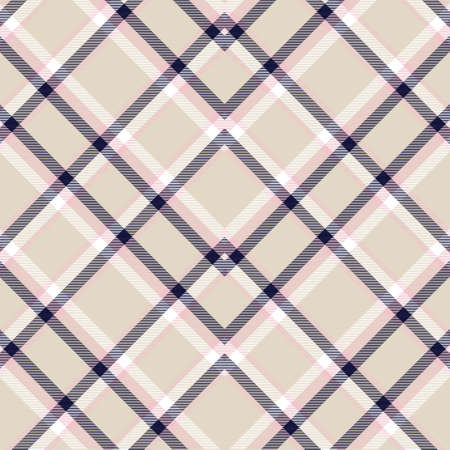 Pastel Chevron Plaid Tartan textured Seamless pattern design suitable for fashion textiles and graphicsのイラスト素材