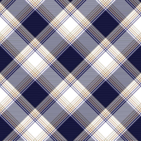 Brown Chevron Plaid Tartan textured pattern design suitable for fashion textiles and graphicsのイラスト素材