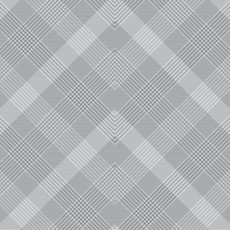 Black and White Chevron Plaid Tartan textured Seamless pattern design suitable for fashion textiles and graphicsのイラスト素材