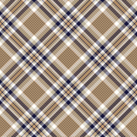 Brown Chevron Plaid Tartan textured pattern design suitable for fashion textiles and graphicsのイラスト素材
