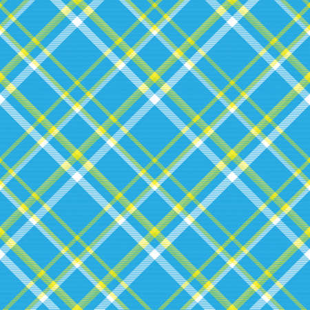 Yellow Chevron Plaid Tartan textured pattern design suitable for fashion textiles and graphicsのイラスト素材