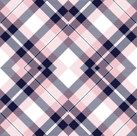 Pastel Argyle Plaid Tartan textured Seamless pattern design suitable for fashion textiles and graphicsのイラスト素材