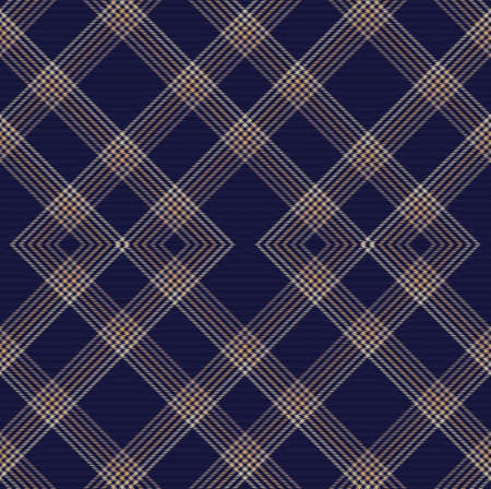 Brown Argyle Plaid Tartan textured Seamless pattern design suitable for fashion textiles and graphicsのイラスト素材