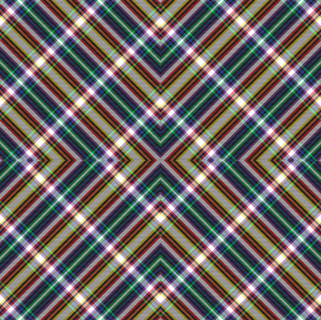 Rainbow Argyle Plaid Tartan textured Seamless pattern design suitable for fashion textiles and...