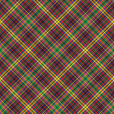 Rainbow Chevron Plaid Tartan textured Seamless pattern design suitable for fashion textiles and graphicsのイラスト素材