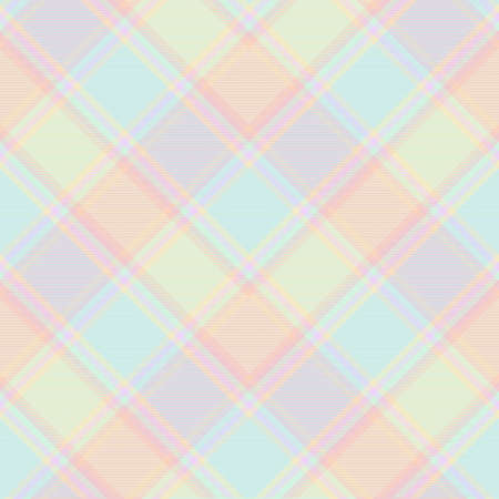 Rainbow Pastel Chevron Plaid Tartan textured Seamless pattern design suitable for fashion textiles and graphicsのイラスト素材