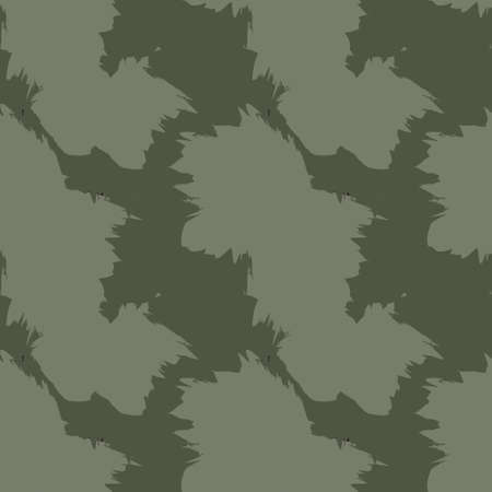 Green Brush Stroke Camouflage abstract seamless pattern background suitable for fashion textiles, graphicsのイラスト素材
