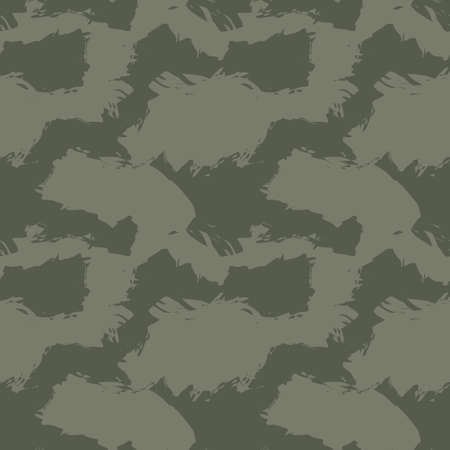 Green Brush Stroke Camouflage abstract seamless pattern background suitable for fashion textiles, graphicsのイラスト素材
