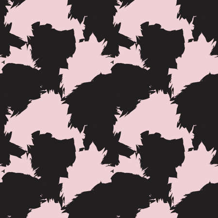 Pink Brush Stroke Camouflage abstract seamless pattern background suitable for fashion textiles, graphicsのイラスト素材