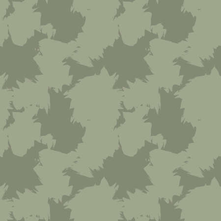 Green Brush Stroke Camouflage abstract seamless pattern background suitable for fashion textiles, graphicsのイラスト素材