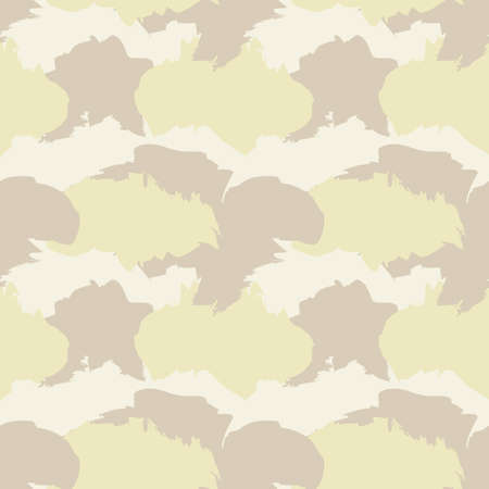 Yellow Brush Stroke Camouflage abstract seamless pattern background suitable for fashion textiles, graphicsのイラスト素材
