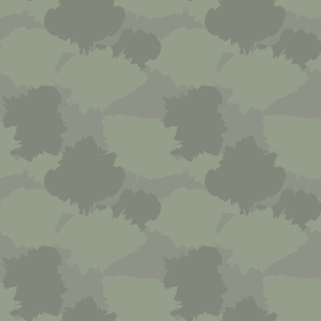 Green Brush Stroke Camouflage abstract seamless pattern background suitable for fashion textiles, graphicsのイラスト素材