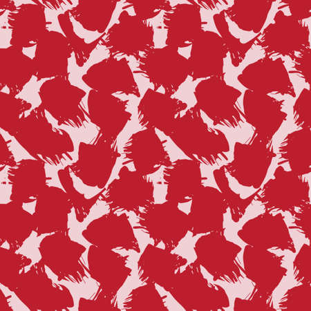 Pink Brush Stroke Camouflage abstract seamless pattern background suitable for fashion textiles, graphicsのイラスト素材