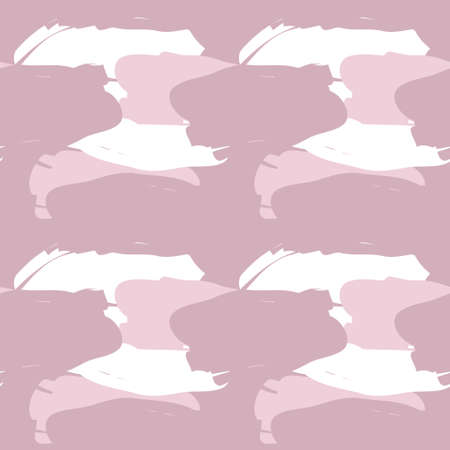 Pink Brush Stroke Camouflage abstract seamless pattern background suitable for fashion textiles, graphicsのイラスト素材