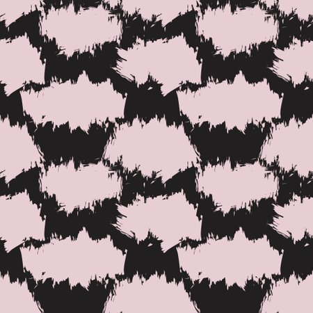 Pink Brush Stroke Camouflage abstract seamless pattern background suitable for fashion textiles, graphicsのイラスト素材