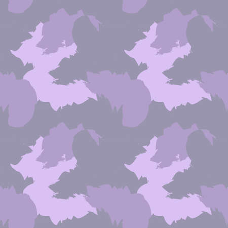 Purple Brush Stroke Camouflage abstract seamless pattern background suitable for fashion textiles, graphicsのイラスト素材