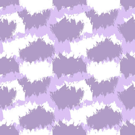 Purple Brush Stroke Camouflage abstract seamless pattern background suitable for fashion textiles, graphicsのイラスト素材