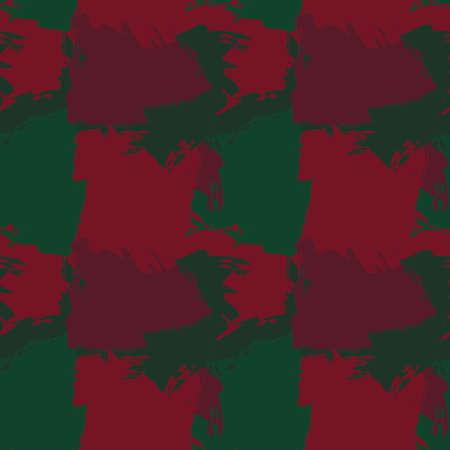 Christmas Brush Stroke Camouflage abstract seamless pattern background suitable for fashion textiles, graphicsのイラスト素材
