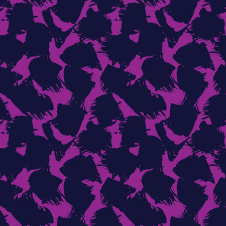 Purple Brush Stroke Camouflage abstract seamless pattern background suitable for fashion textiles, graphicsのイラスト素材