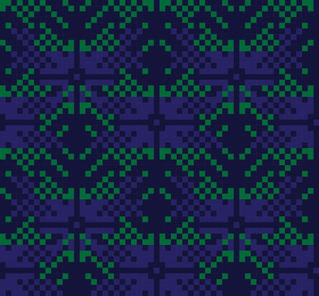 Christmas fair isle pattern background for fashion textiles, knitwear and graphics