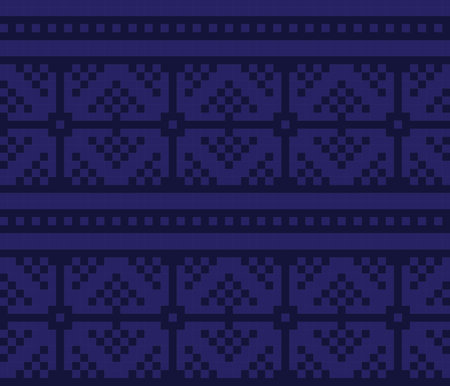 Christmas fair isle pattern background for fashion textiles, knitwear and graphicsのイラスト素材