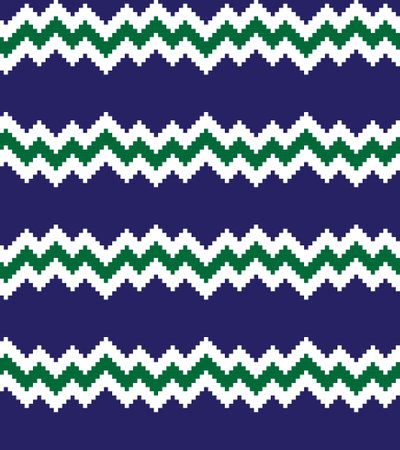 Christmas fair isle pattern background for fashion textiles, knitwear and graphicsのイラスト素材