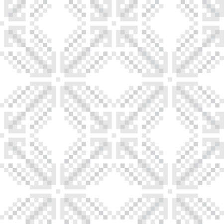 Black and White Christmas fair isle pattern background for fashion textiles, knitwear and graphicsのイラスト素材