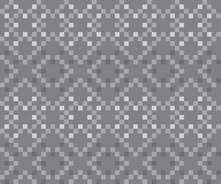 Black and White Christmas fair isle pattern background for fashion textiles, knitwear and graphicsのイラスト素材