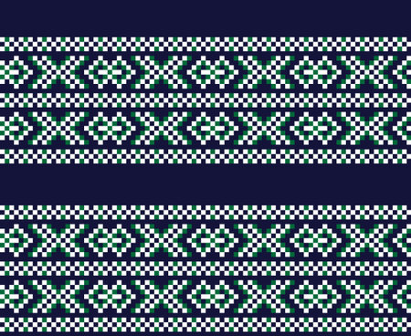 Christmas fair isle pattern background for fashion textiles, knitwear and graphics