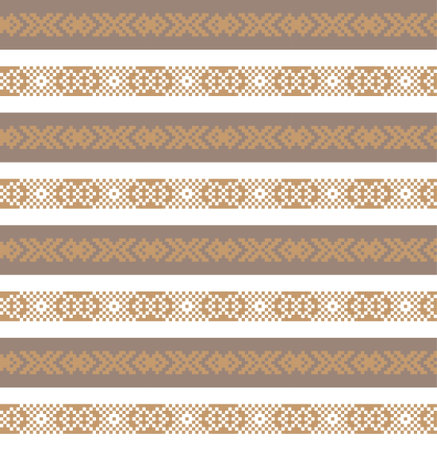 Brown Christmas fair isle pattern background for fashion textiles, knitwear and graphicsのイラスト素材