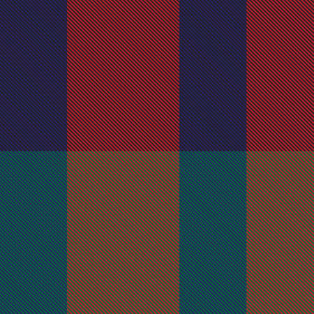 Red Asymmetric Plaid textured seamless pattern suitable for fashion textiles and graphicsのイラスト素材