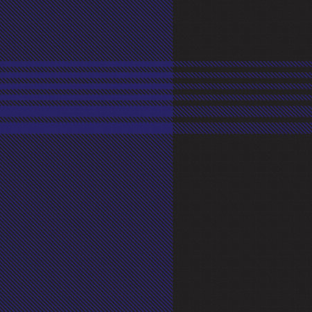 Blue Asymmetric Plaid textured seamless pattern suitable for fashion textiles and graphics