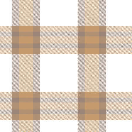 Brown Asymmetric Plaid textured seamless pattern suitable for fashion textiles and graphicsのイラスト素材