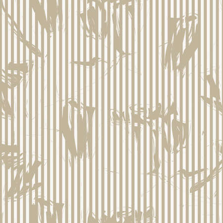 Brown Floral tropical botanical seamless pattern with striped background for fashion textiles and graphicsのイラスト素材
