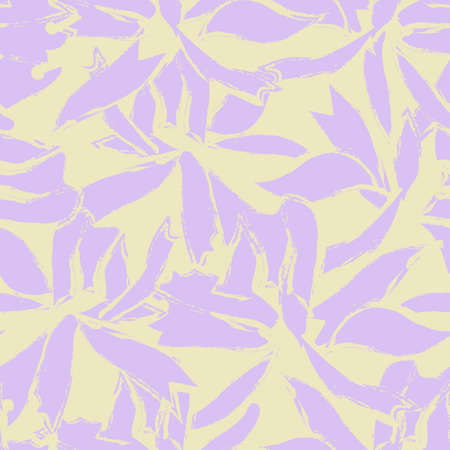 Pastel Floral brush strokes seamless pattern background for fashion prints, graphics, backgrounds and craftsのイラスト素材