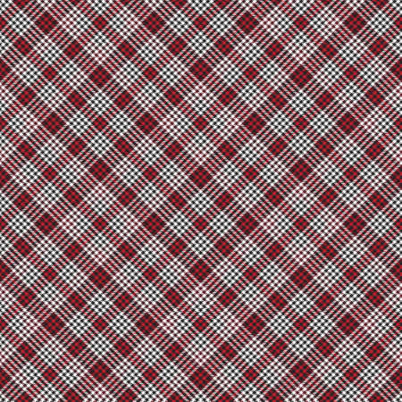 Red Chevron Plaid Tartan textured Seamless pattern design suitable for fashion textiles and graphicsのイラスト素材