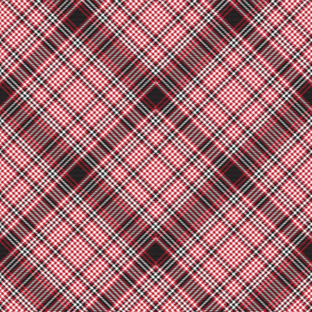 Red Chevron Plaid Tartan textured Seamless pattern design suitable for fashion textiles and graphicsのイラスト素材