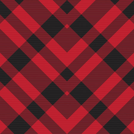 Red Chevron Plaid Tartan textured Seamless pattern design suitable for fashion textiles and graphics