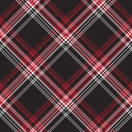 Red Chevron Plaid Tartan textured Seamless pattern design suitable for fashion textiles and graphicsのイラスト素材