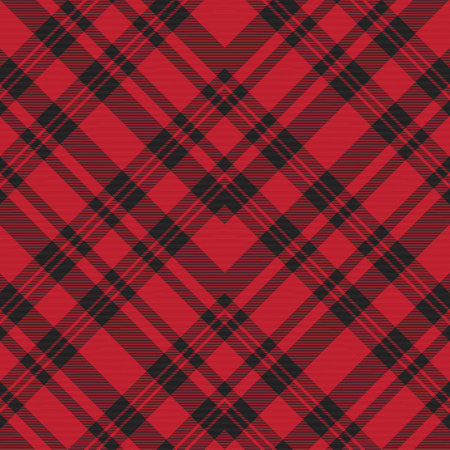 Red Chevron Plaid Tartan textured Seamless pattern design suitable for fashion textiles and graphicsのイラスト素材