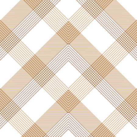 Brown Chevron Plaid Tartan textured pattern design suitable for fashion textiles and graphicsのイラスト素材
