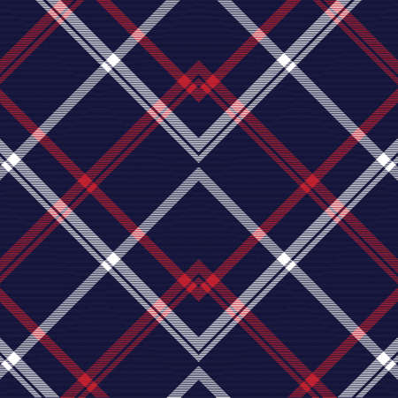 Red Chevron Plaid Tartan textured Seamless pattern design suitable for fashion textiles and graphicsのイラスト素材