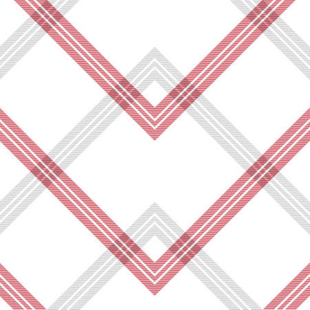 Red Chevron Plaid Tartan textured Seamless pattern design suitable for fashion textiles and graphicsのイラスト素材